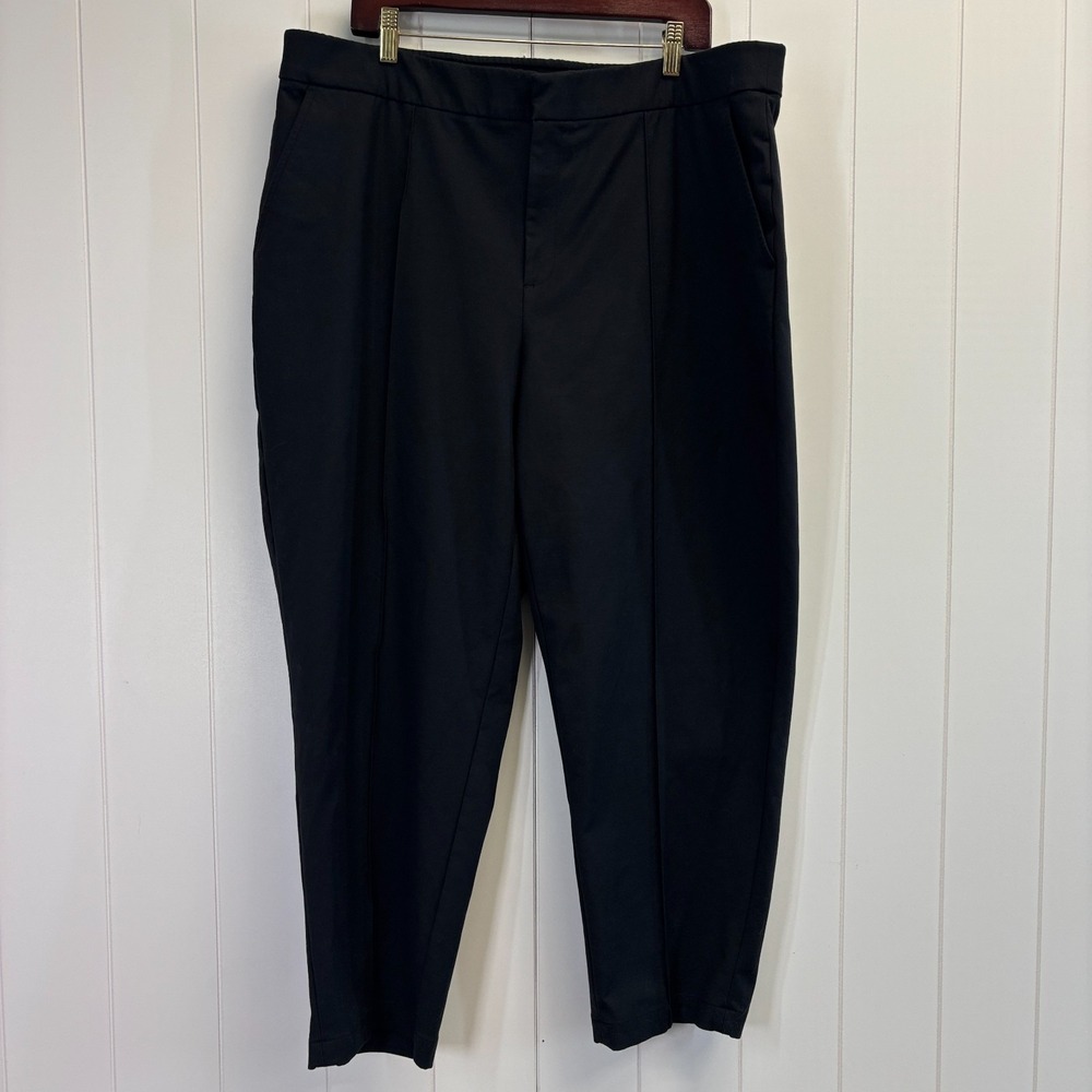 Lands End Quiet Luxury Tapered Dress Pants Women Size 20W Minimalist Old Money